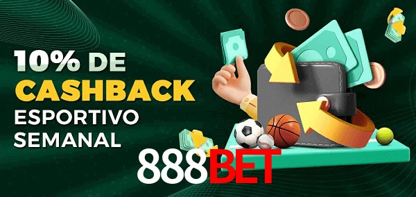 10% de bônus de cashback na 888Bet